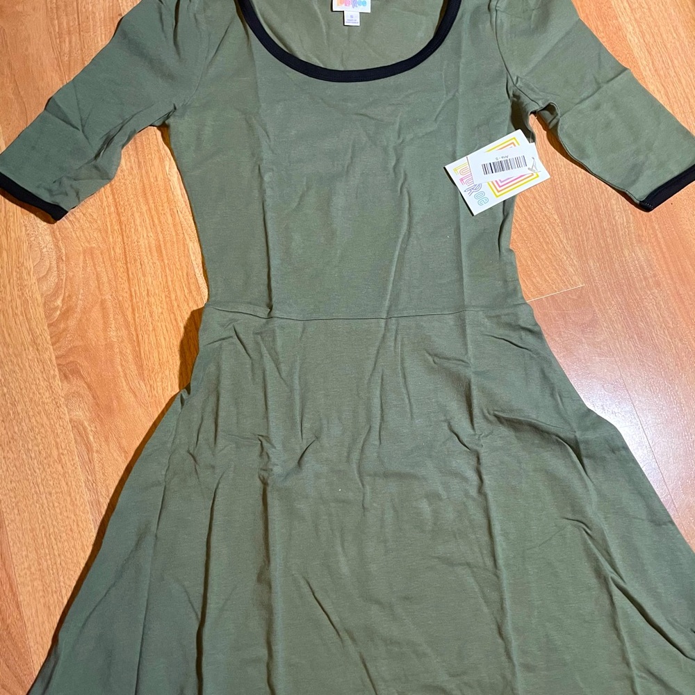 SMALL Ana Maxi Dress SOLID Sage Army Green NWT!